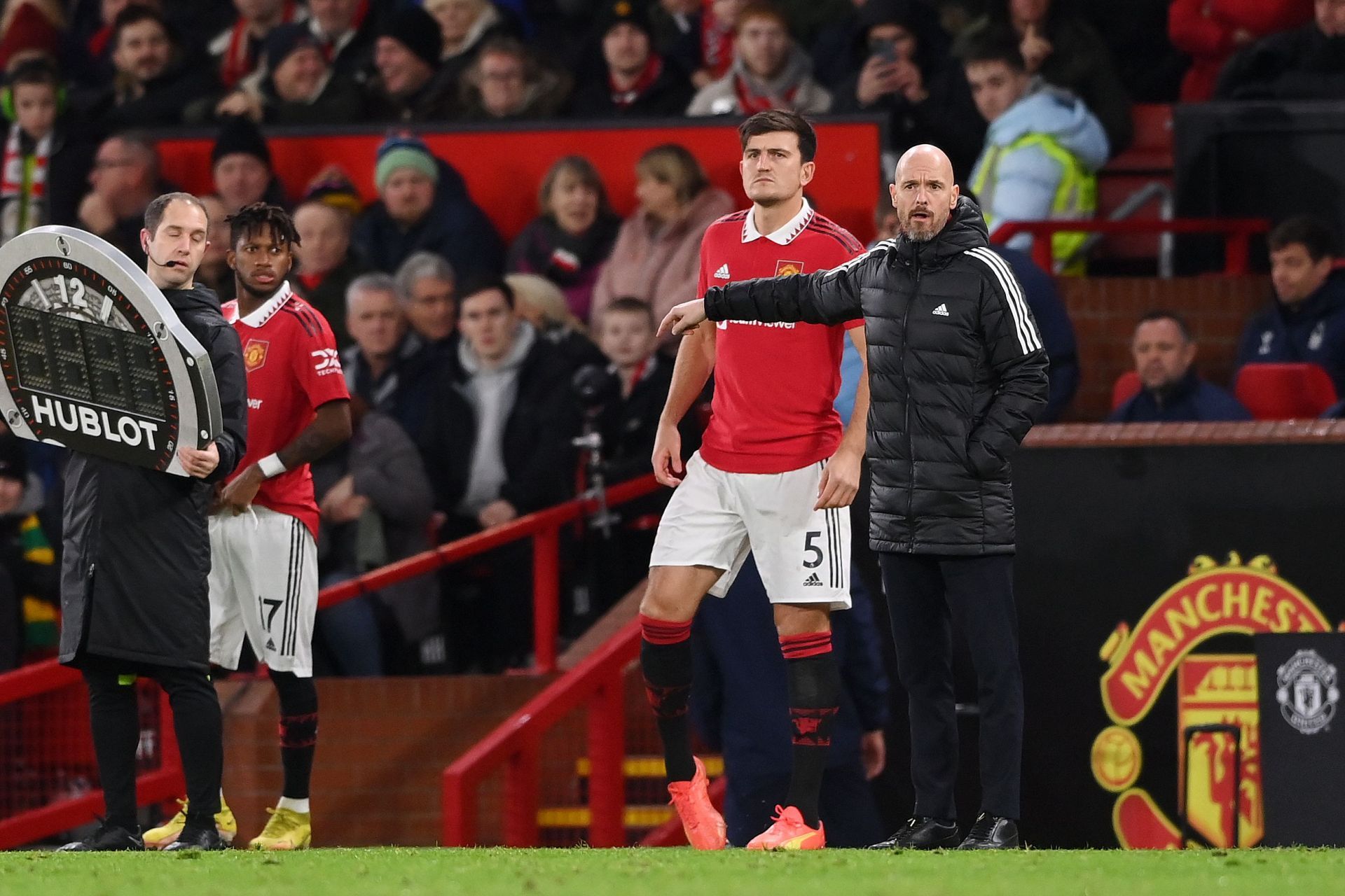 Erik ten Hag stripped Maguire of the captain&#039;s armband.