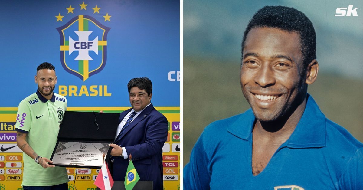 Neymar and Pele (via Getty Images)