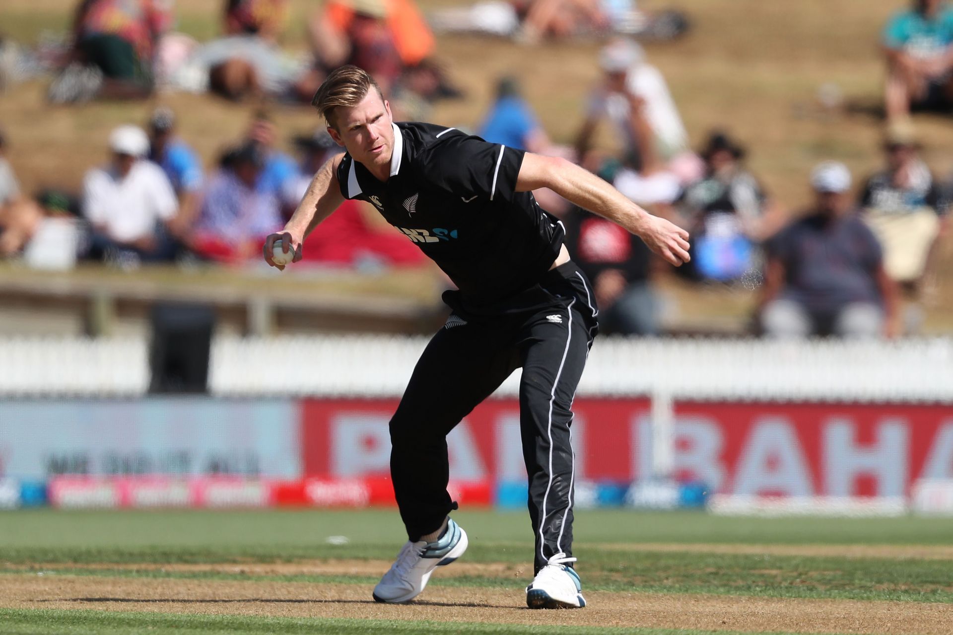 James Neesham in action (Image Courtesy: ICC Cricket)