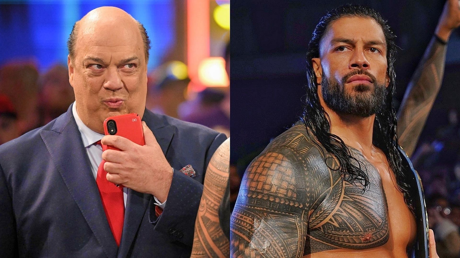 Paul Heyman and Roman Reigns