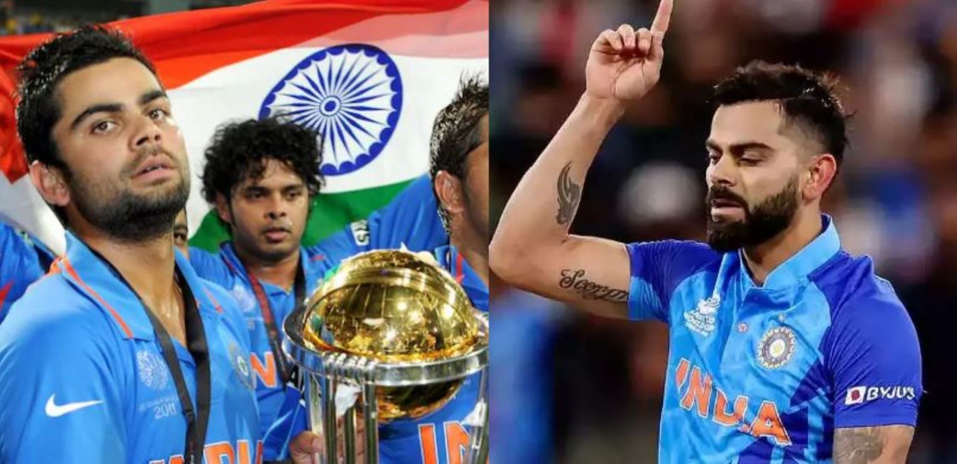 Virat Kohli will hope to lay his hands on a second World Cup Trophy.