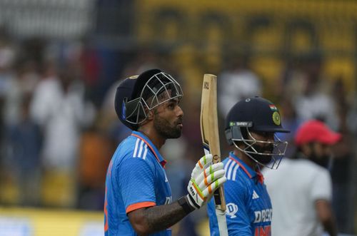 Suryakumar Yadav has notched up successive half-centuries for India