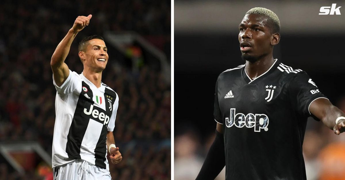 Cristiano Ronaldo and Paul Pogba (via Getty Images)