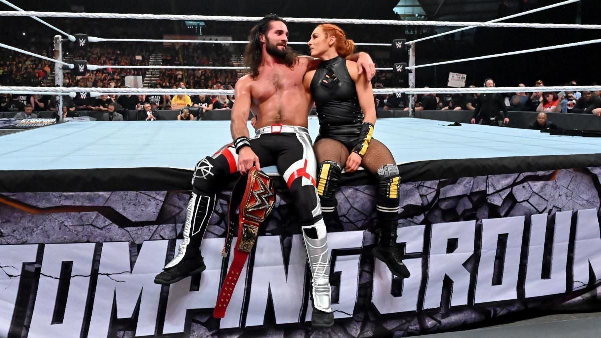 Seth Rollins shares rare family photo of Becky Lynch and his daughter