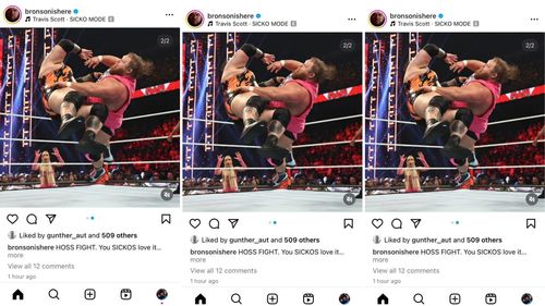 The Intercontinental Champion liked Reed's post after RAW.