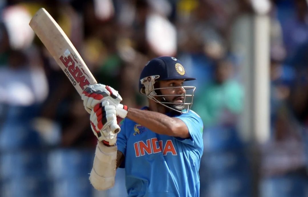 Shikhar Dhawan against Sri Lanka at Asia Cup 2014 [Getty Images]