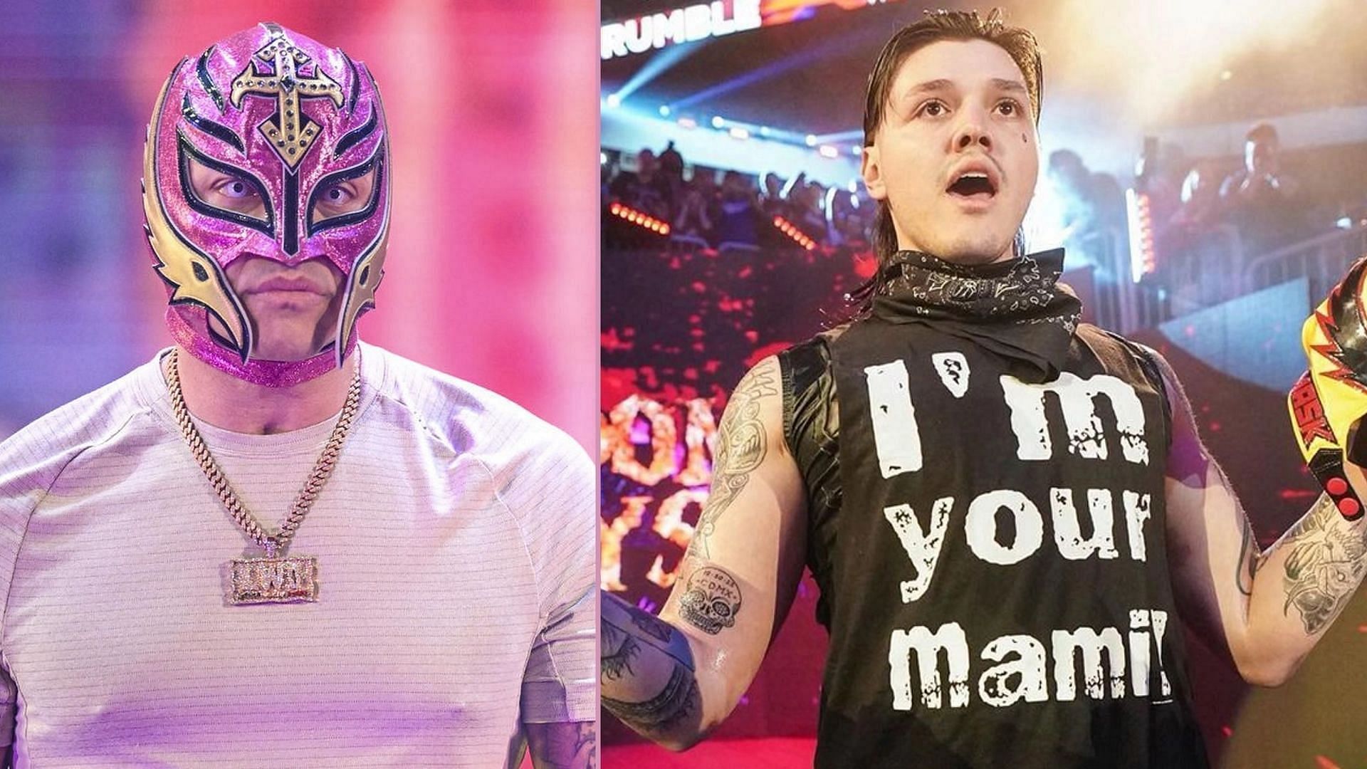 Rey Mysterio(left) and Dominik Mysterio