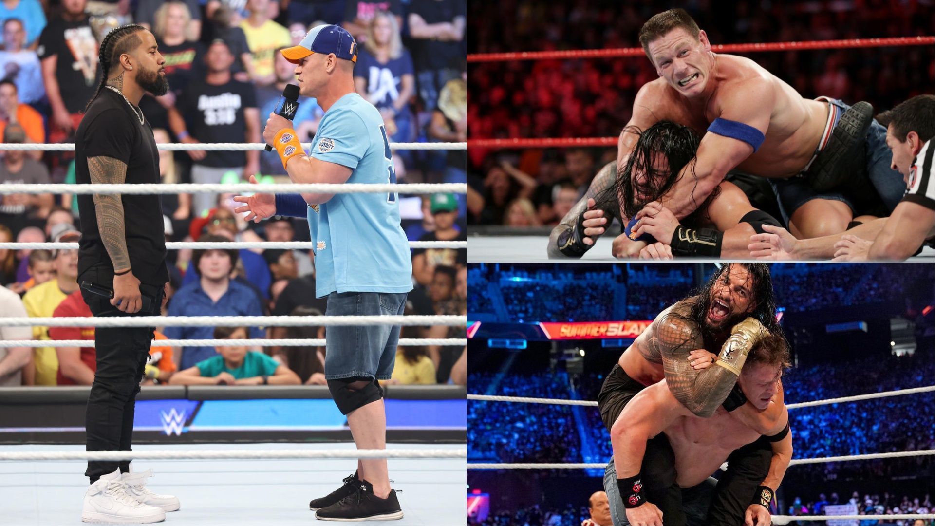 John Cena and Roman Reigns are no strangers to each other.