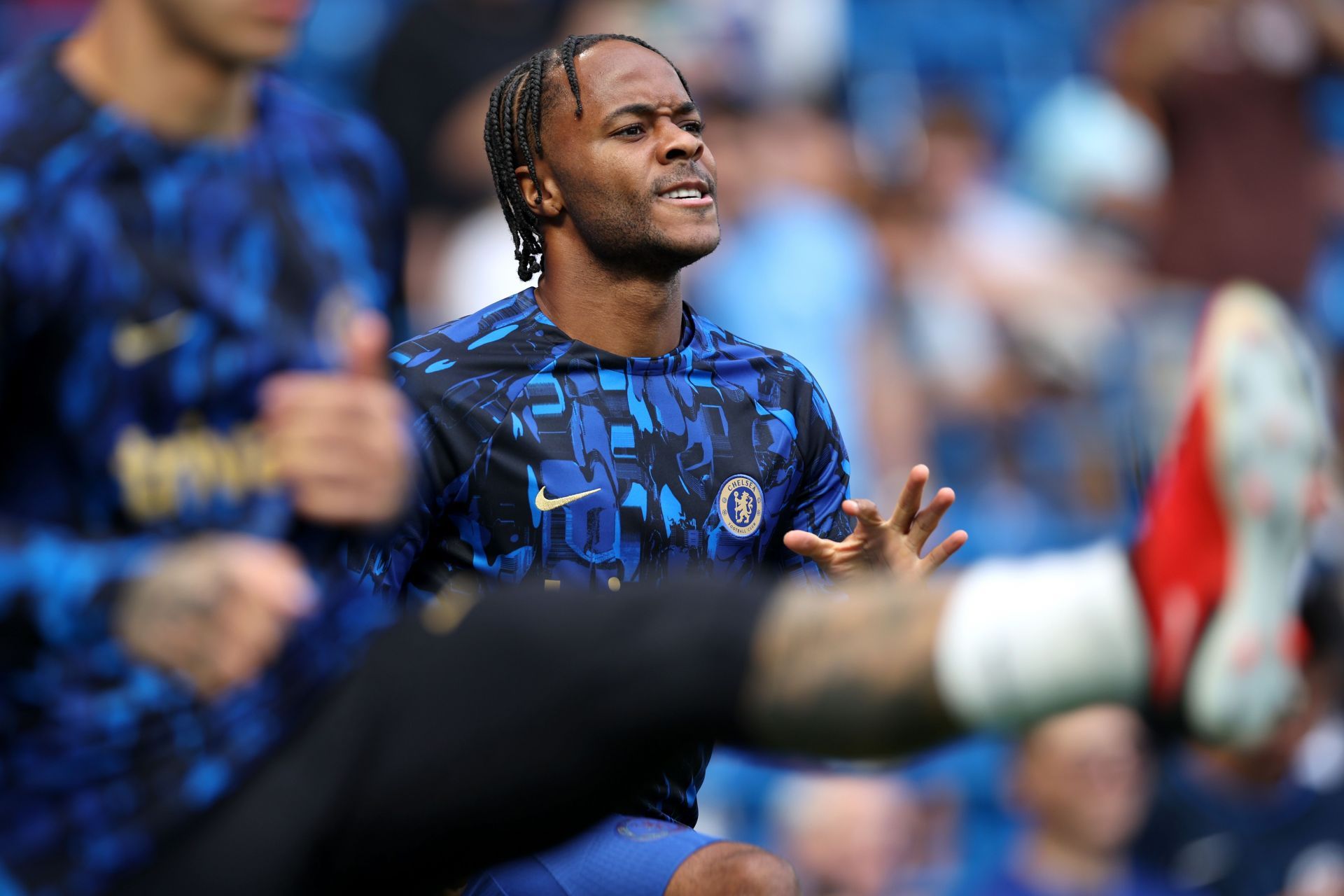 Raheem Sterling has grown in stature recently at Stamford Bridge.