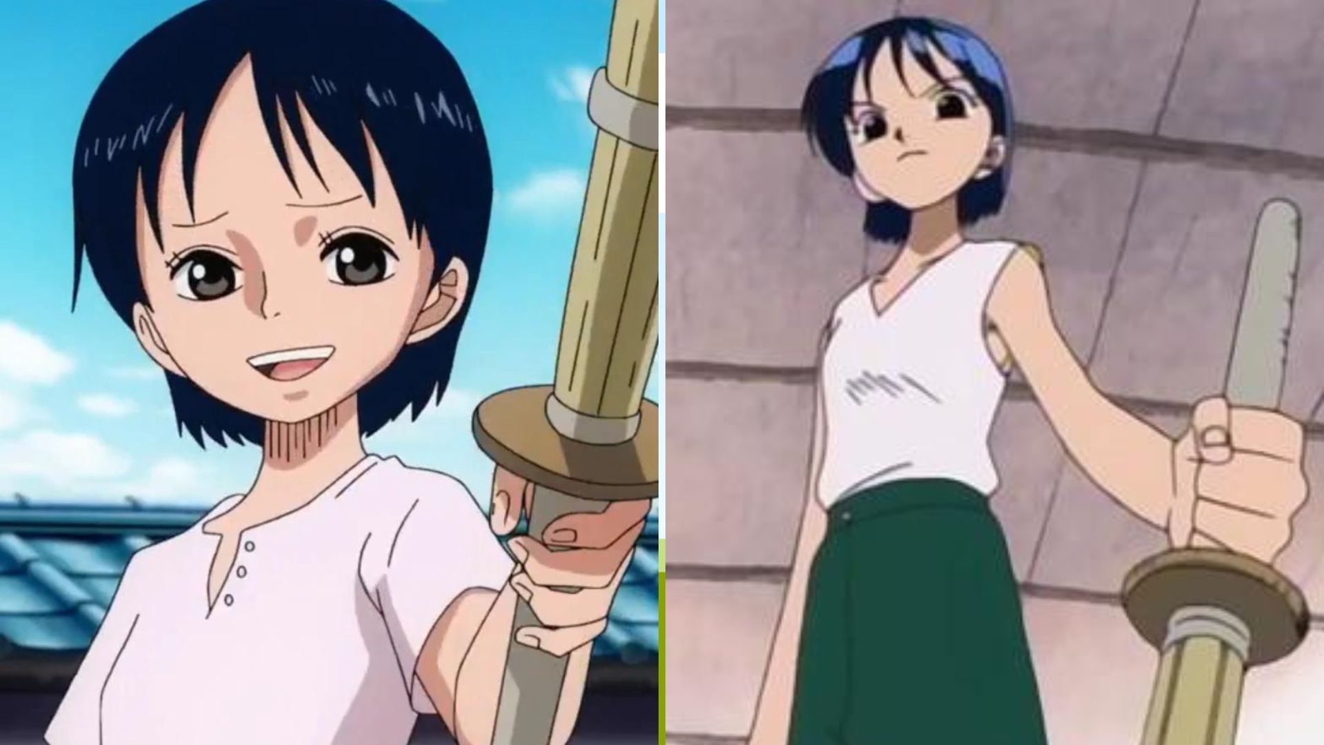 Kuina as shown in One Piece anime (Image via Studio Toei Animation)