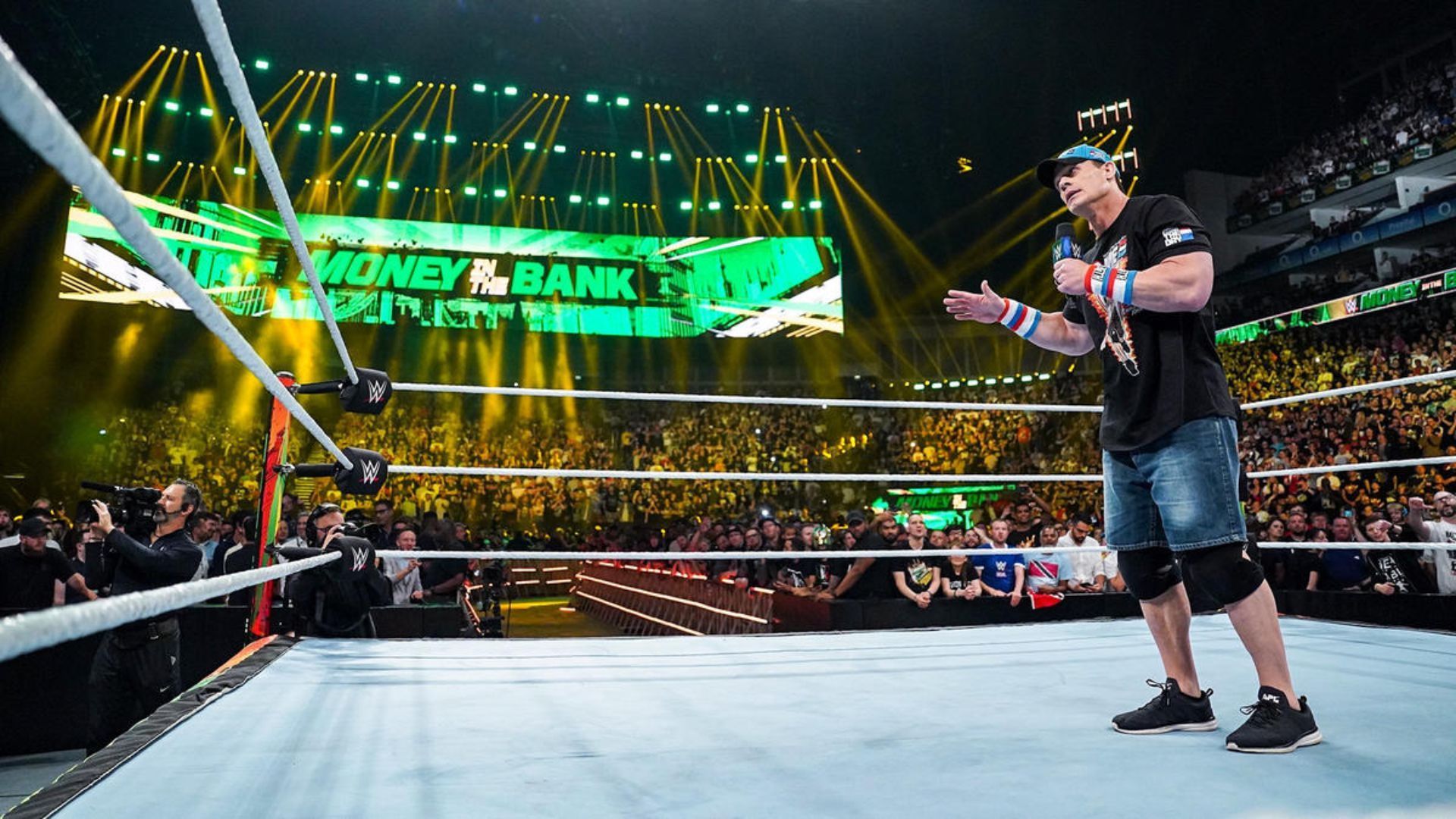 John Cena inside the ring. Image Credits: wwe.com 