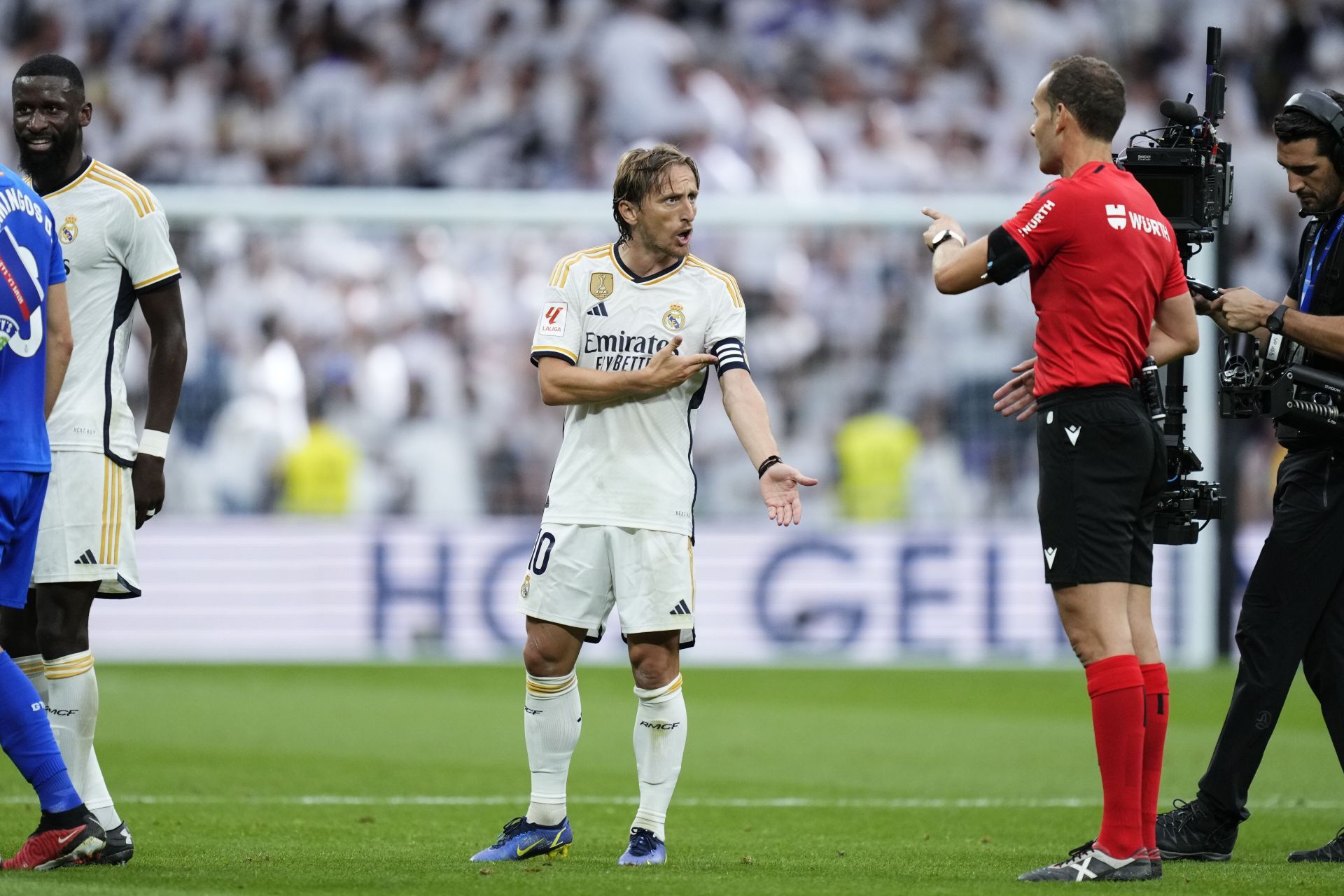 Luka Modric has spent much of his time on the bench this season.