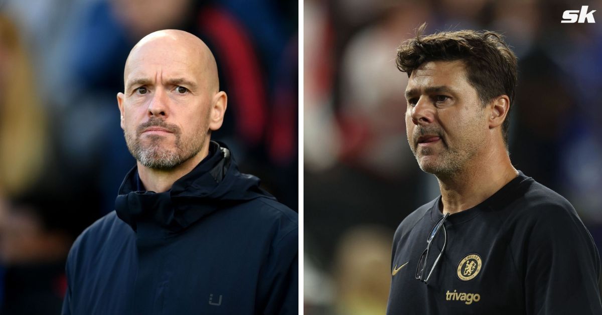 Manchester United manager Erik ten Hag (left) and his Chelsea counterpart Mauricio Pochettino