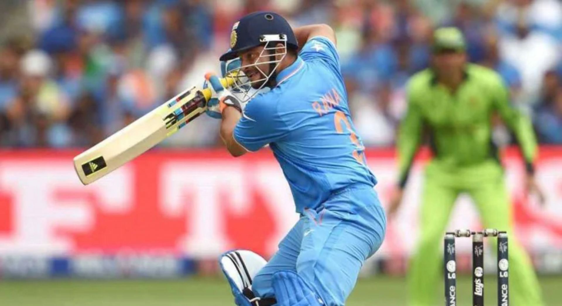 Suresh Raina stepped up in the middle order against Pakistan in 2015 World Cup.