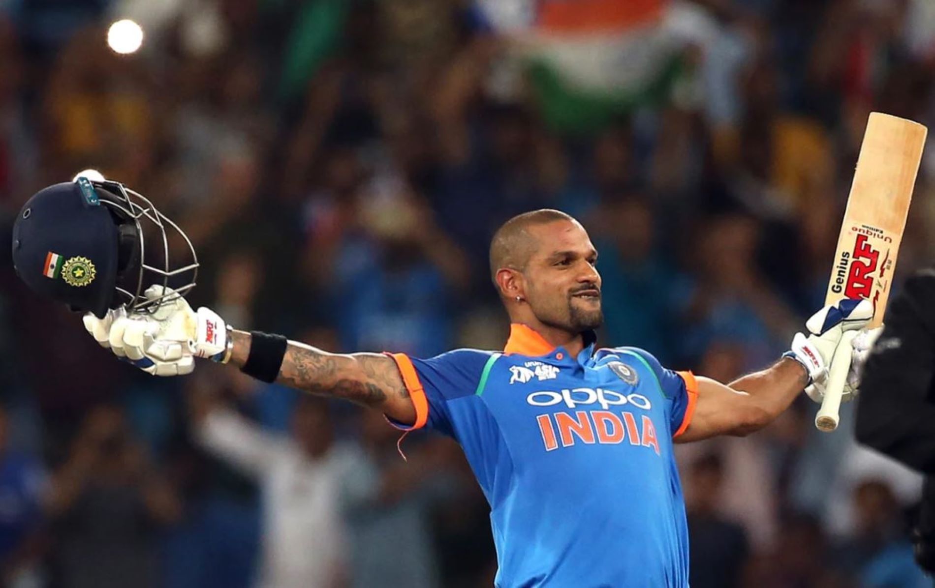 Dhawan boasts a spectacular record in ODI Asia Cups.