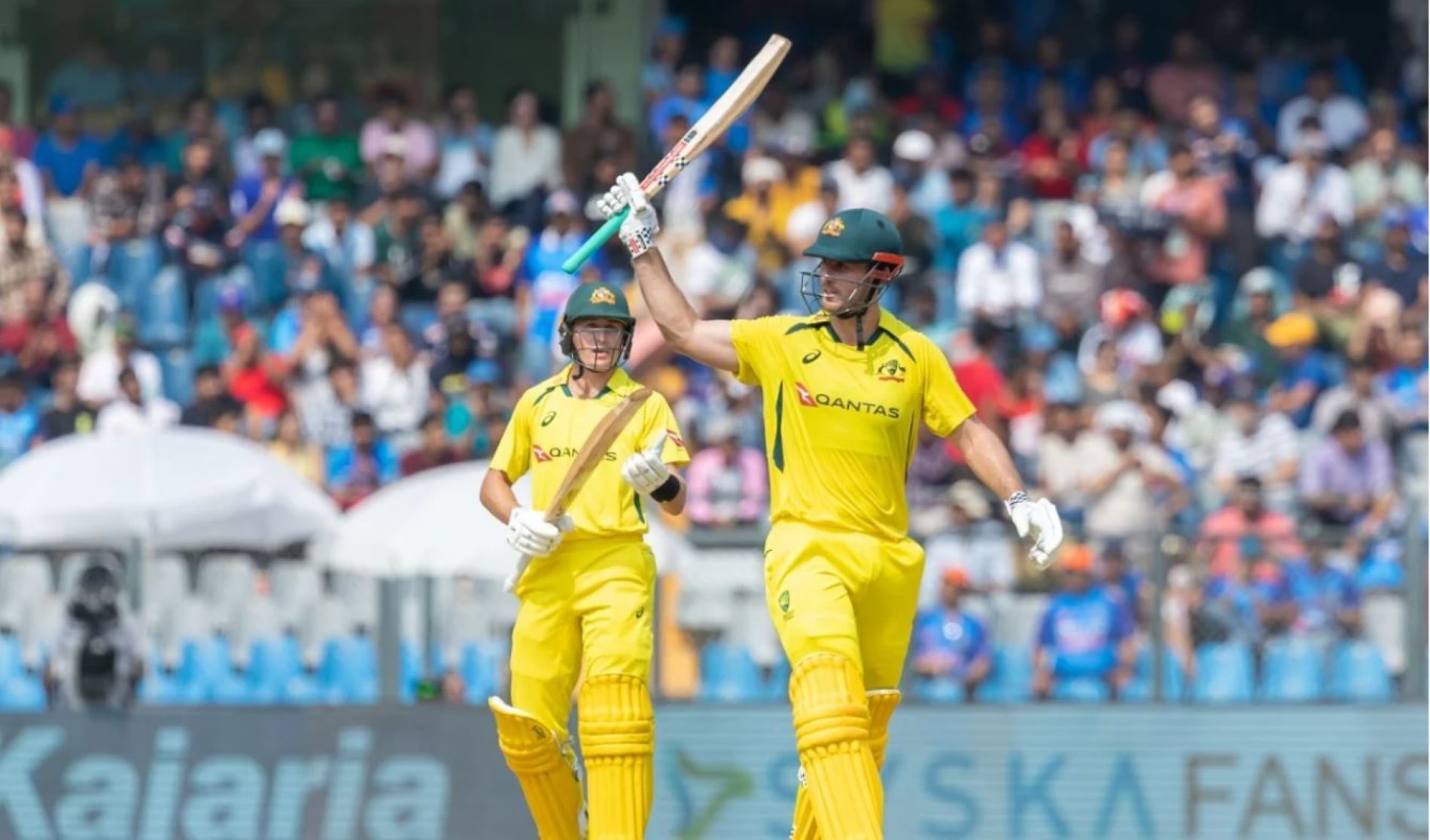 Mitchell Marsh tore apart the Indian bowlers in the ODI series earlier this year.