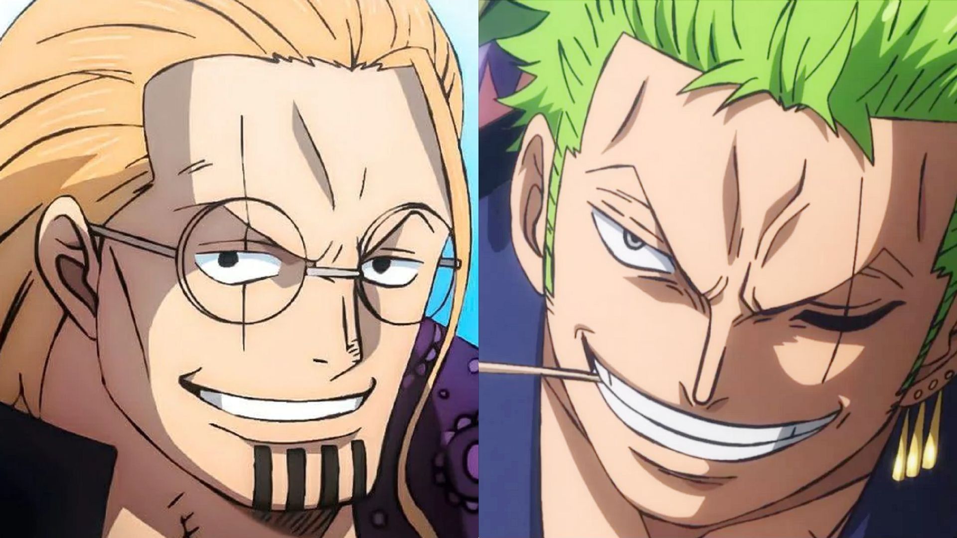 Rayleigh and Zoro, right-hand men of the Pirate Kings (Image via Toei Animation, One Piece)