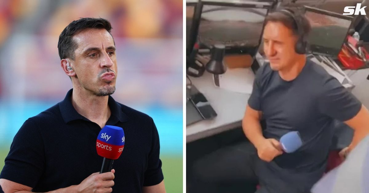 Did Gary Neville cry during Arsenal vs. Manchester United