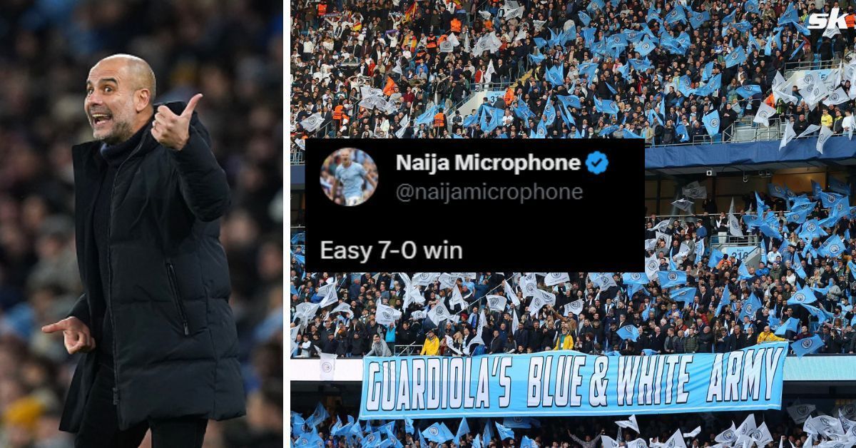 Manchester City fans are happy with Pep Guardiola