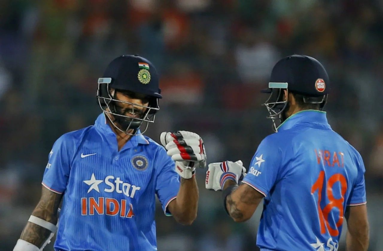 Shikhar Dhawan and Virat Kohli helped India win the 2016 Asia Cup [Getty Images]