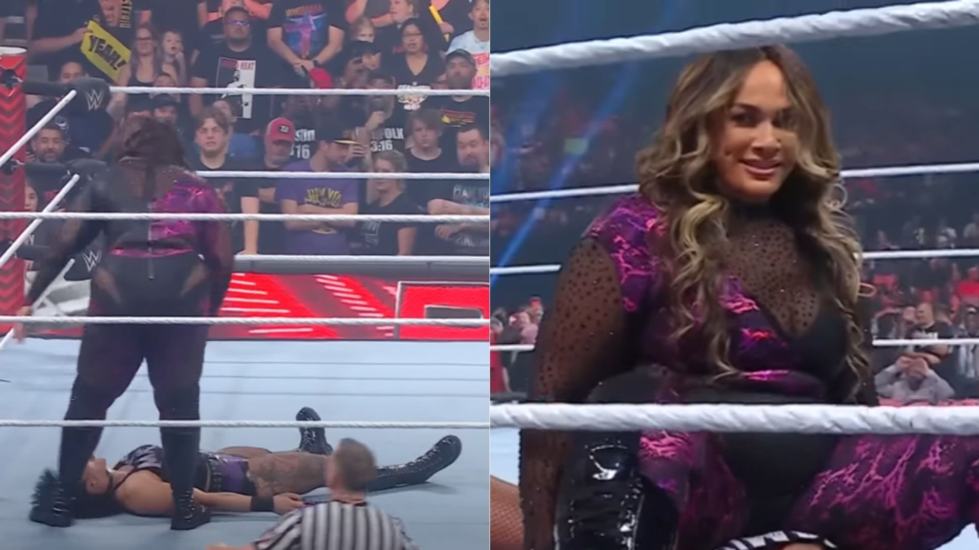 Nia Jax brutally attacked Rhea Ripley