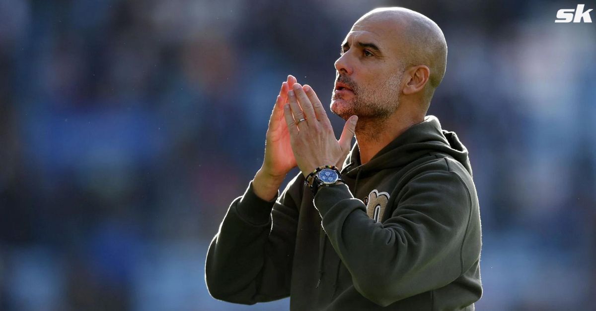 Pep Guardiola was apparently left unhappy with Anthony Taylor