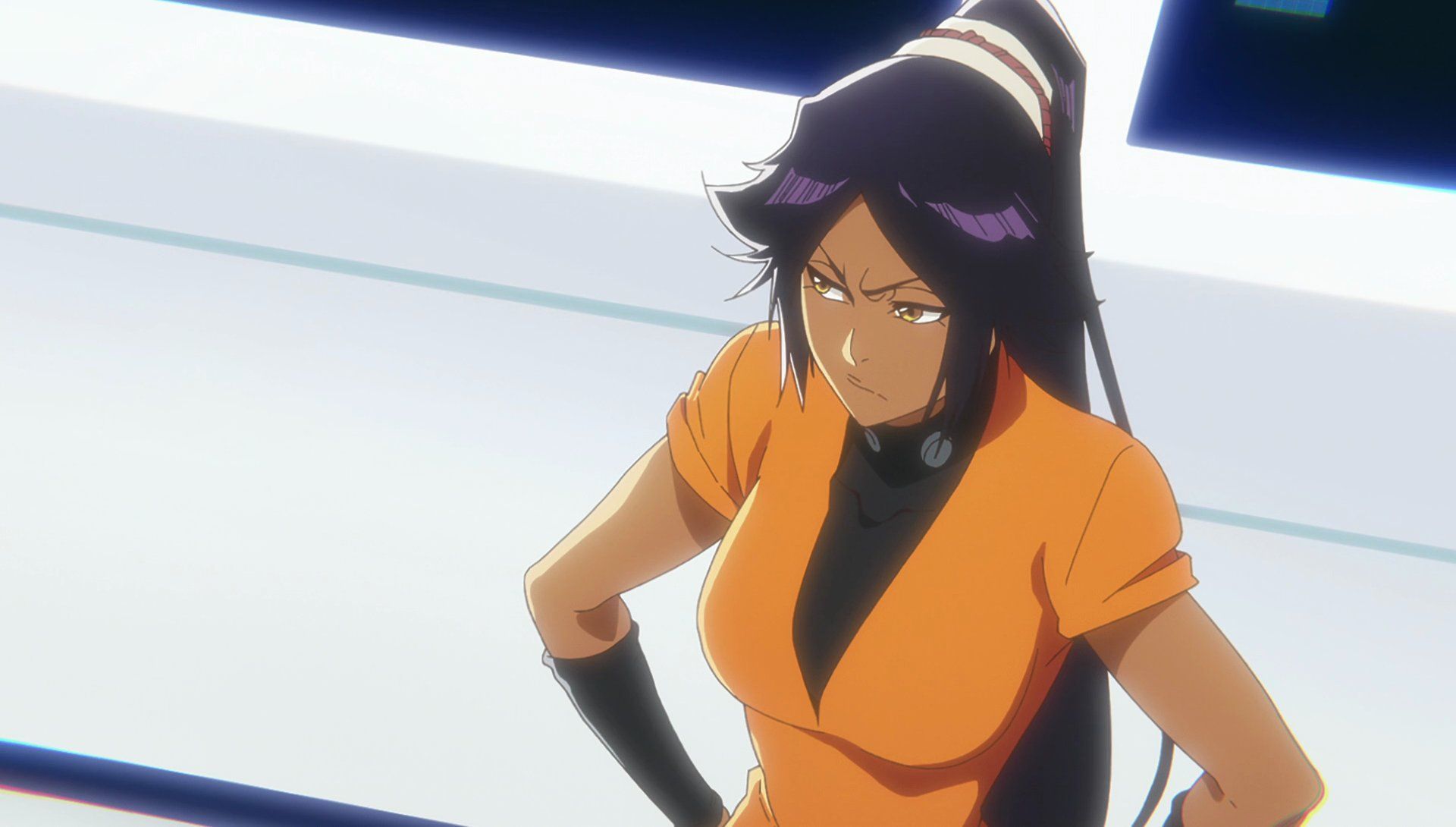 Yoruichi as seen in the anime (Image via Studio Pierrot)