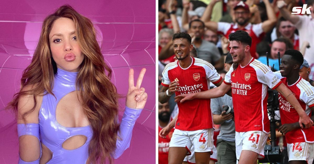 Shakira and Premier League side, Arsenal 