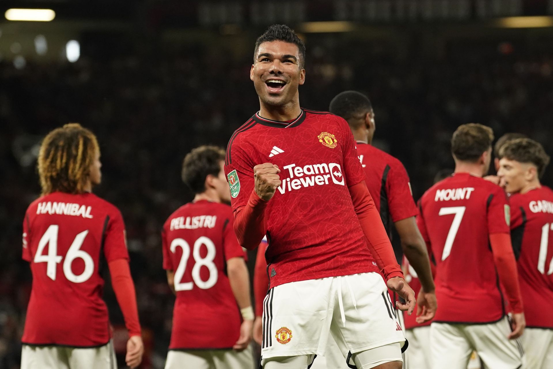 Casemiro was among several players who stood out for United in their victory