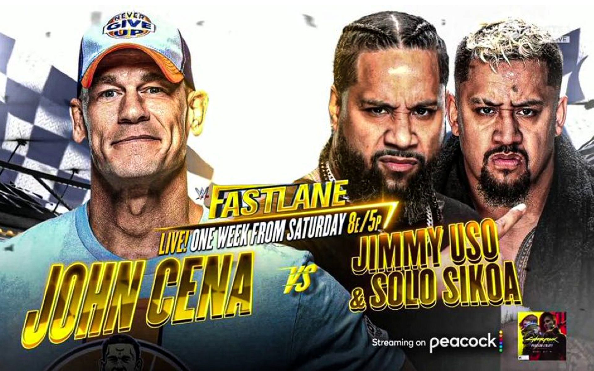 John Cena will face Jimmy Uso Solo Sikoa at Fastlane 2023