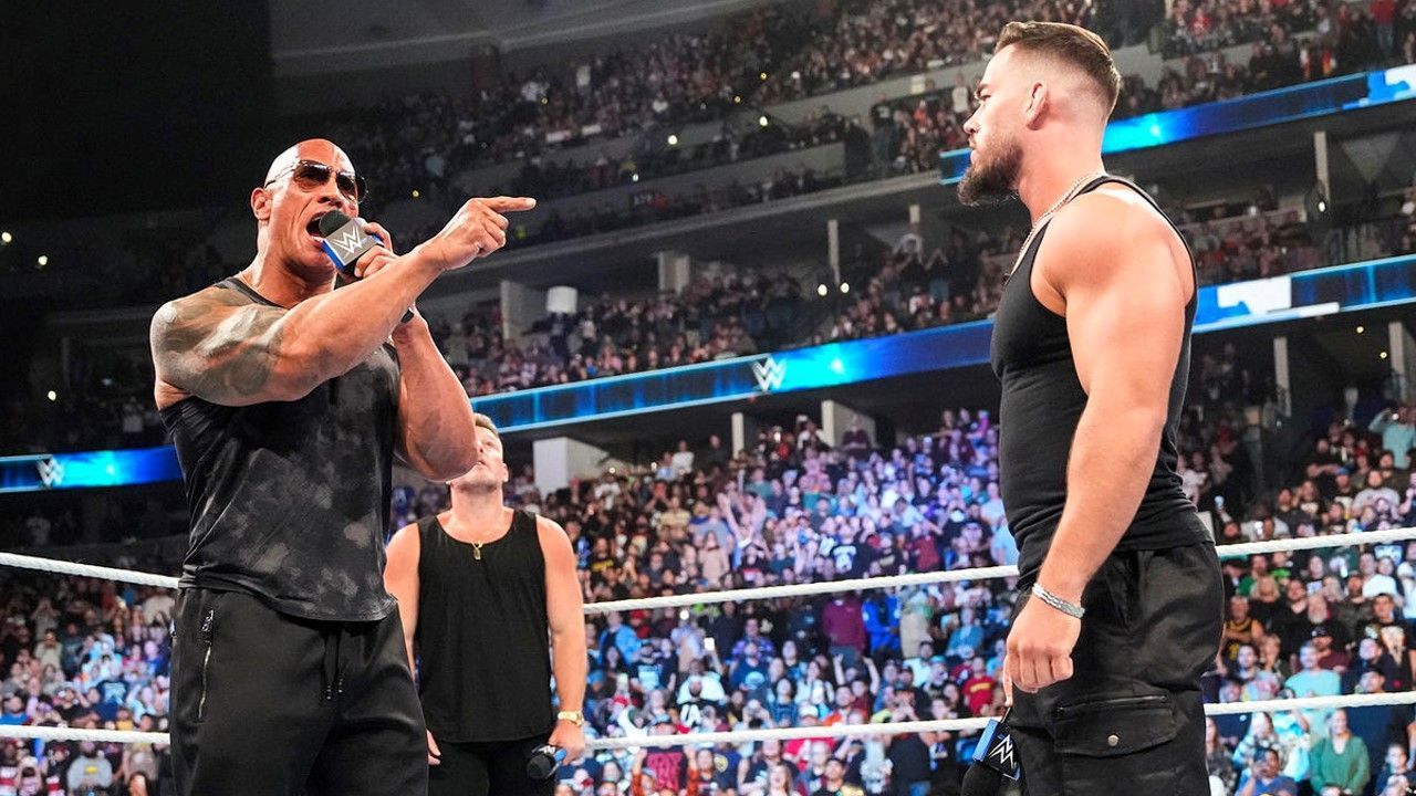 The Rock returned to SmackDown and confronted Austin Theory