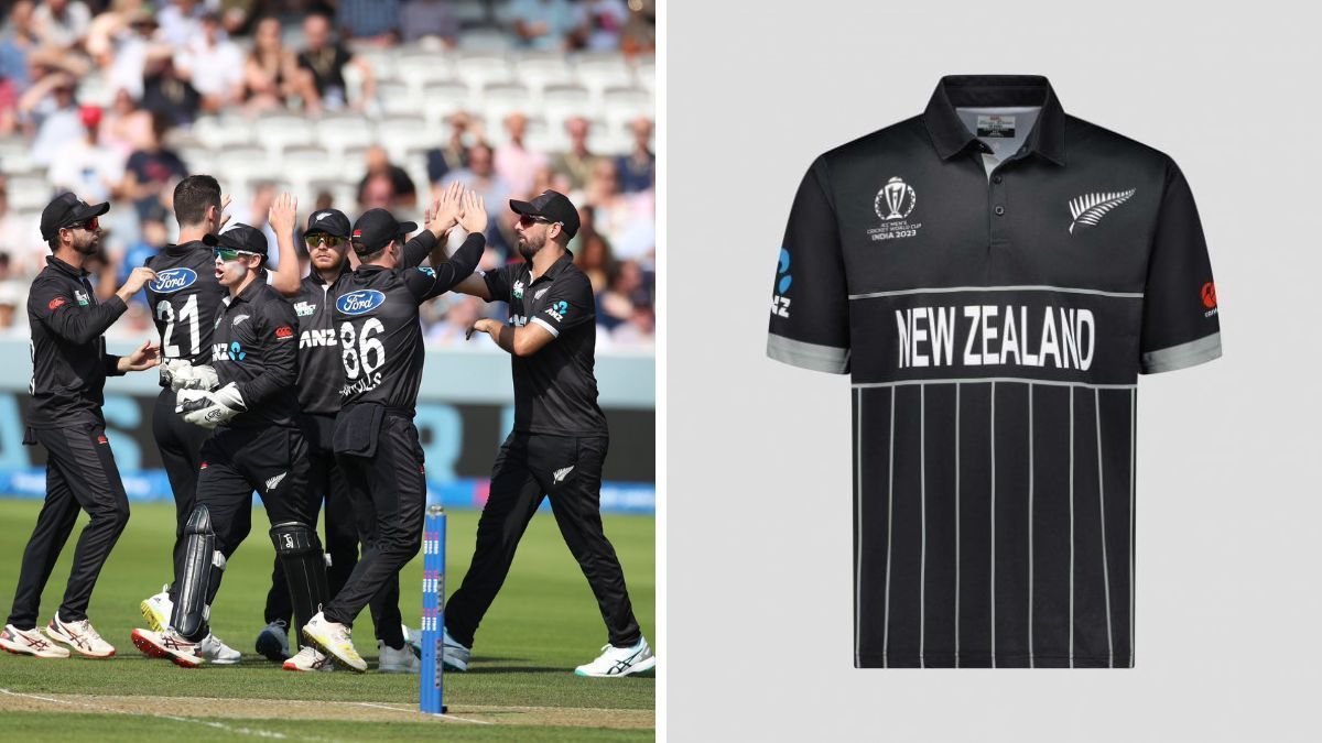 New Zealand cricket team has unveiled their jersey. (Credits: Twitter)