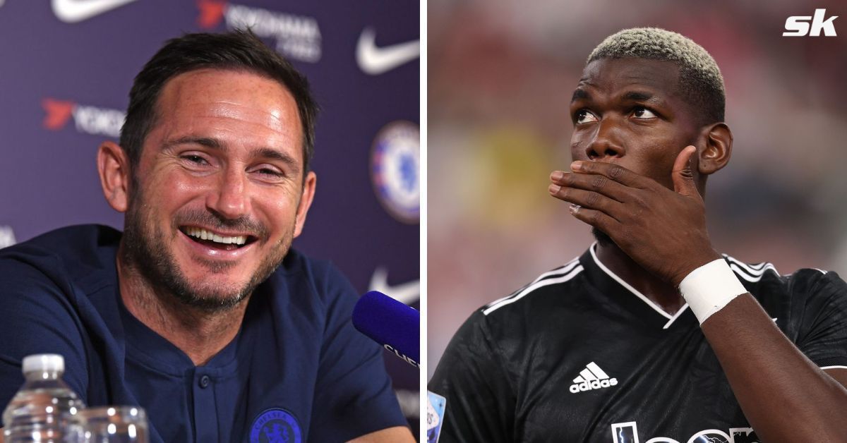 Frank Lampard (left) offered a brilliant insight of Paul Pogba.