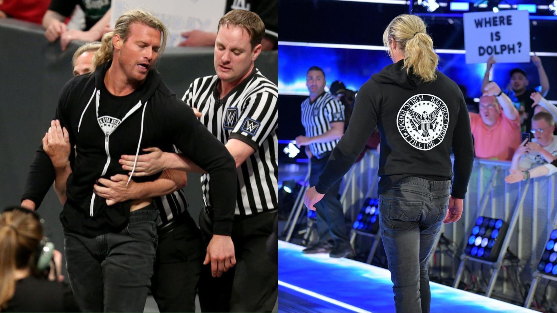 Dolph Ziggler on an episode of SmackDown from 2019.