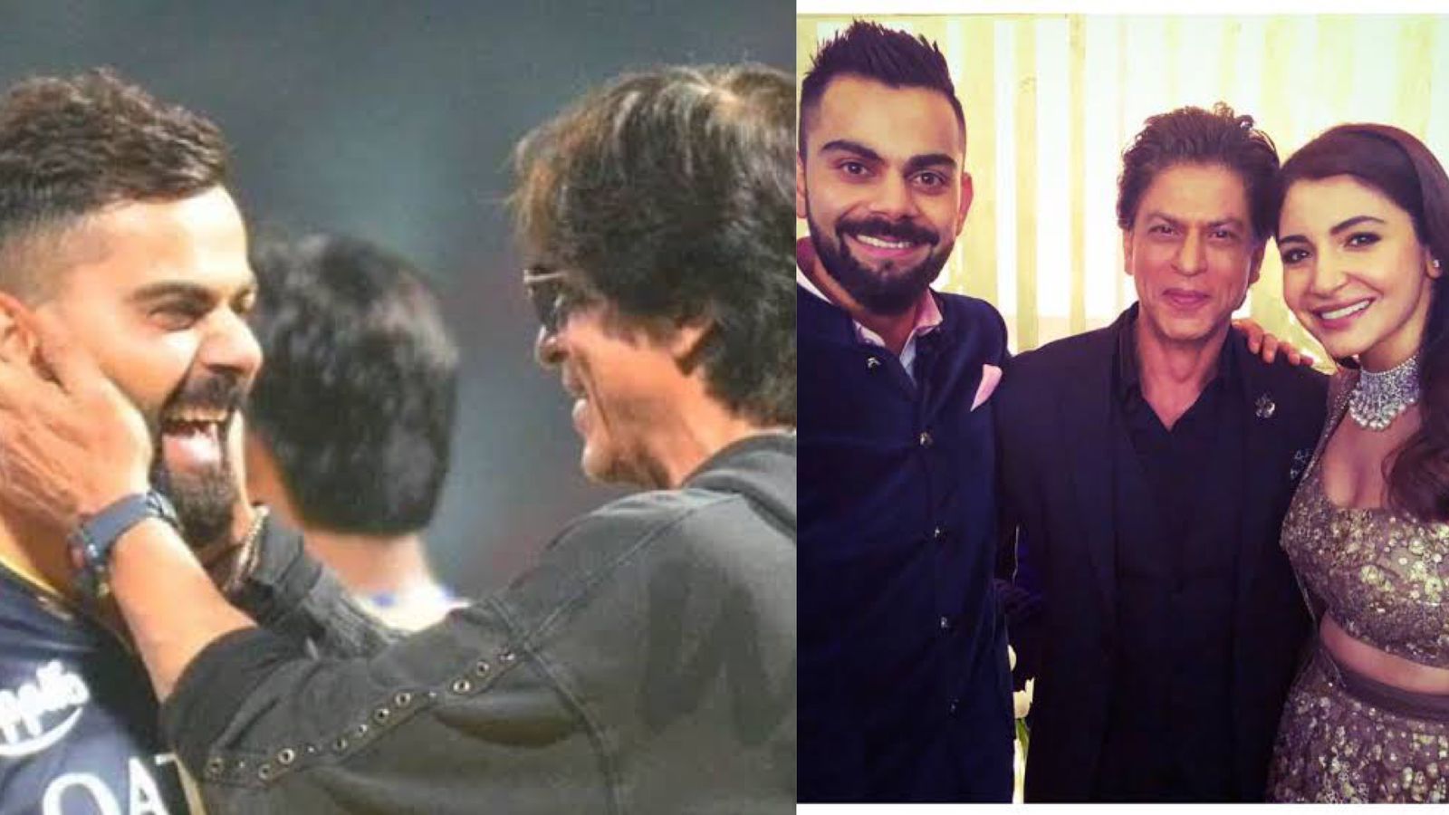 Shah Rukh Khan and Virat Kohli seem to be good friends in real life