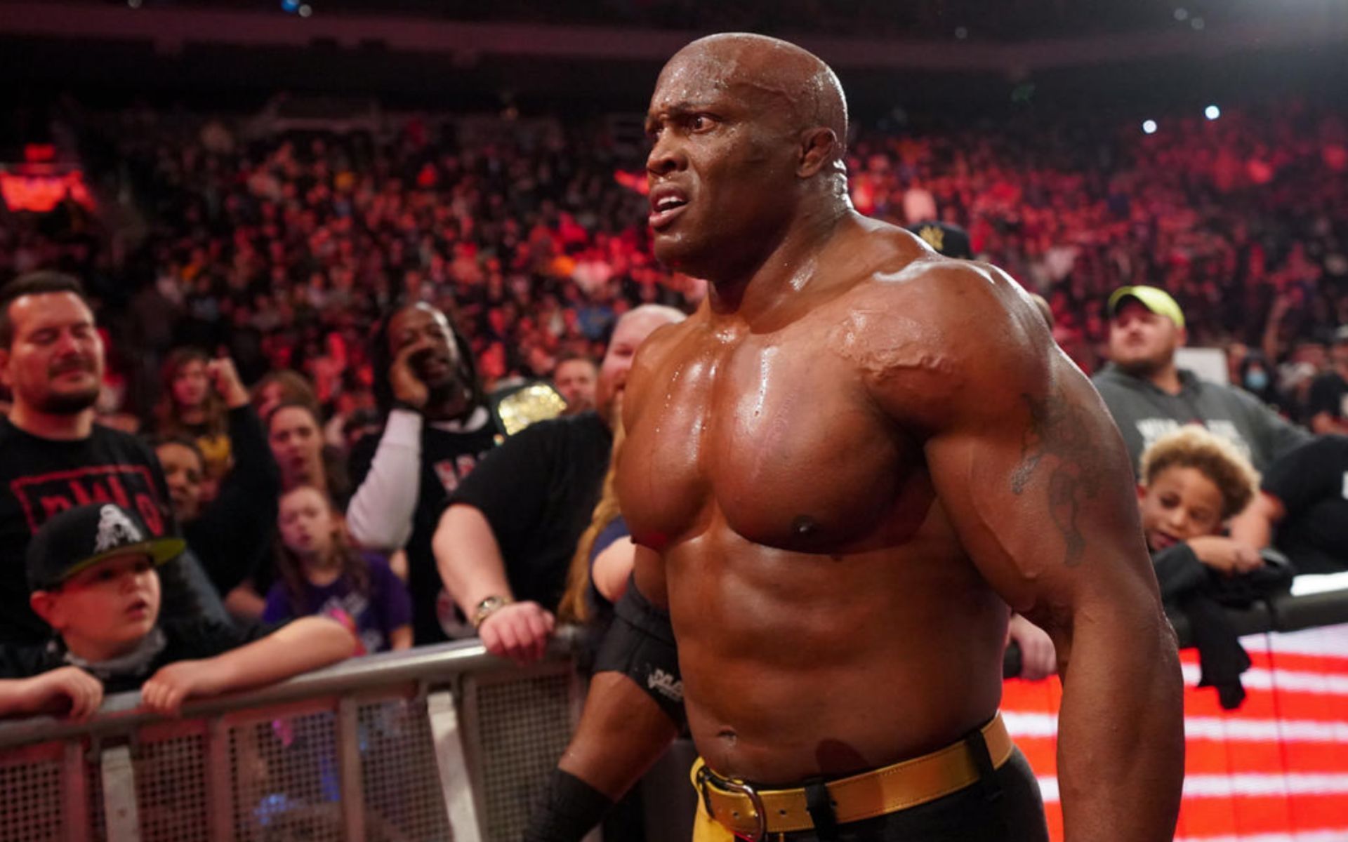 Bobby Lashley is not pleased with his current associates on SmackDown