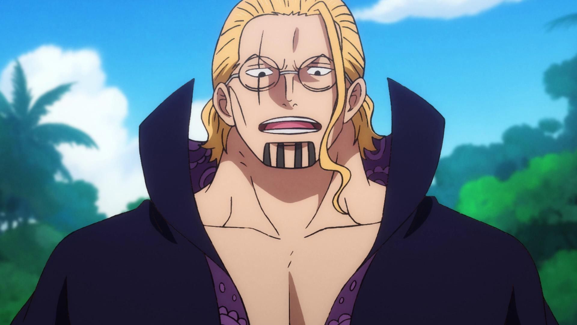 Rayleigh in his prime, a few decades ago (Image via Toei Animation, One Piece)