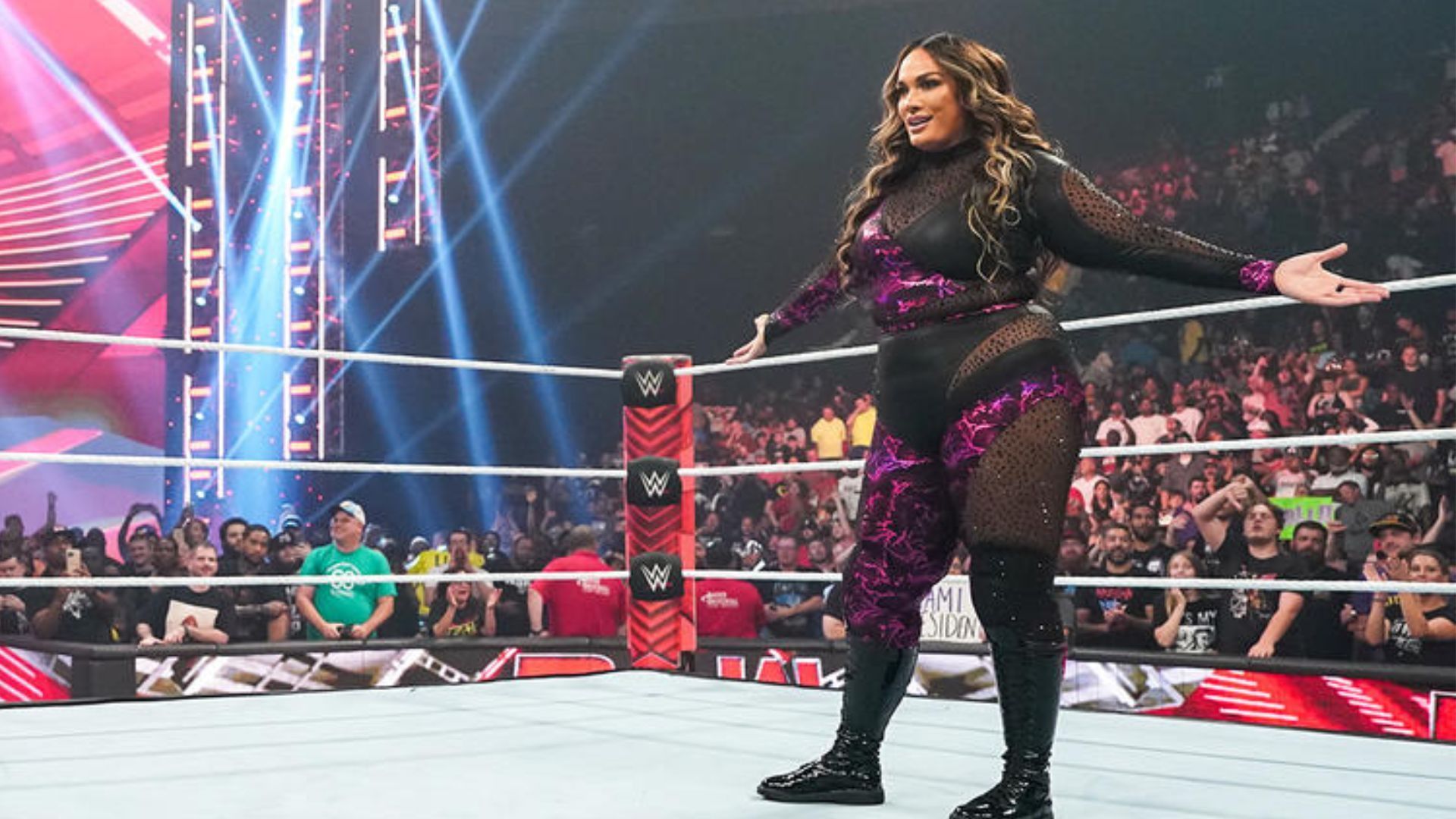 Nia Jax during her return. Image Credits: wwe.com 