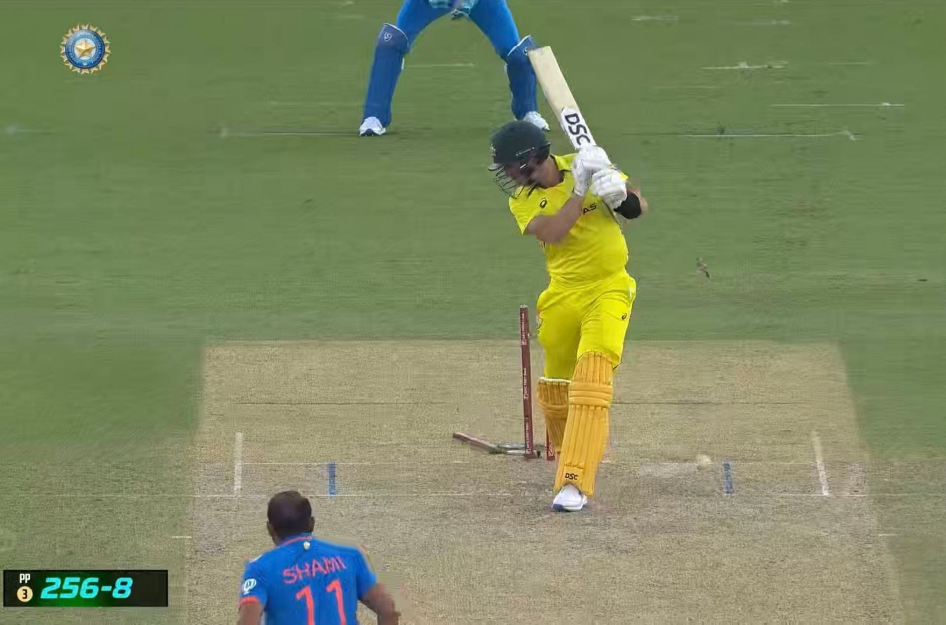 Shami completed his fifer by cleaning up Sean Abbott. 