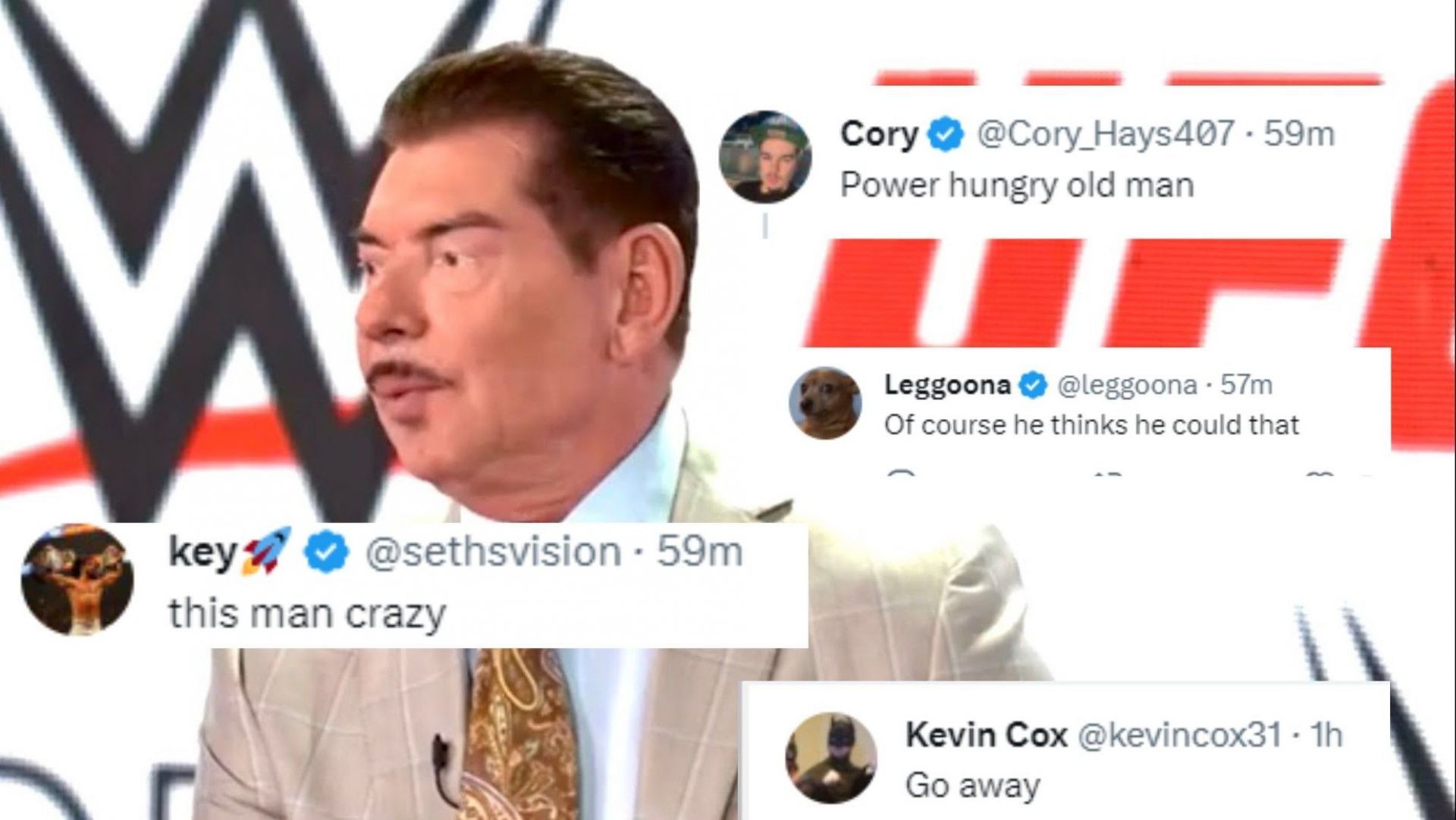 The WWE fans have some strong words for Vince McMahon