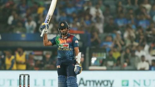 Dasun Shanaka's innings helped the Lankans put up a fight against India