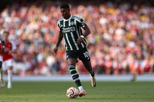 Marcus Rashford scored for the third game in a row against Arsenal.