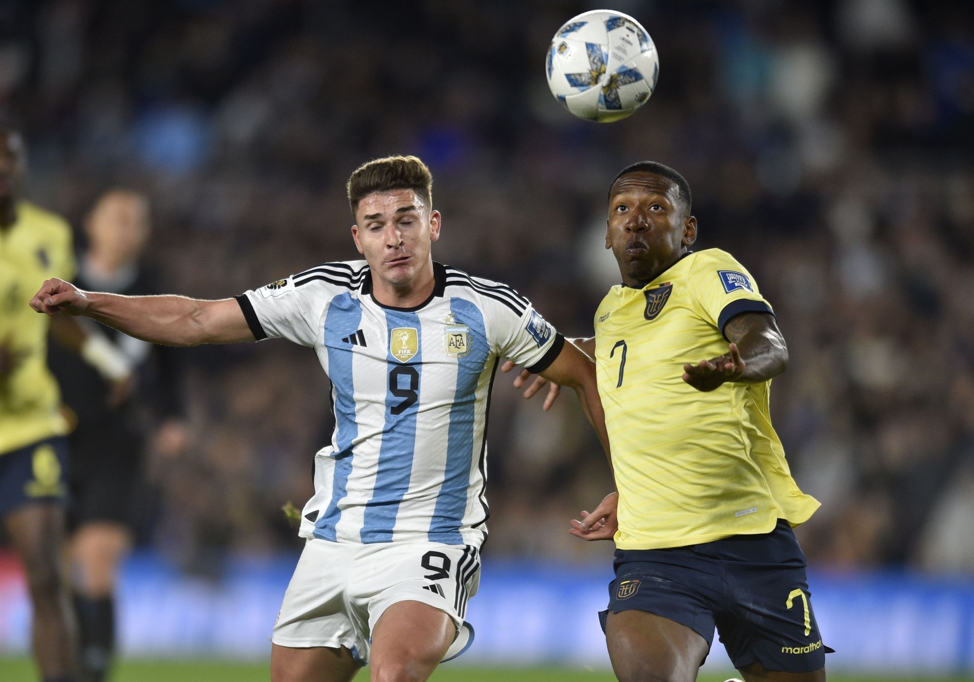 Julian Alvarez has admirers at the Santiago Bernabeu.