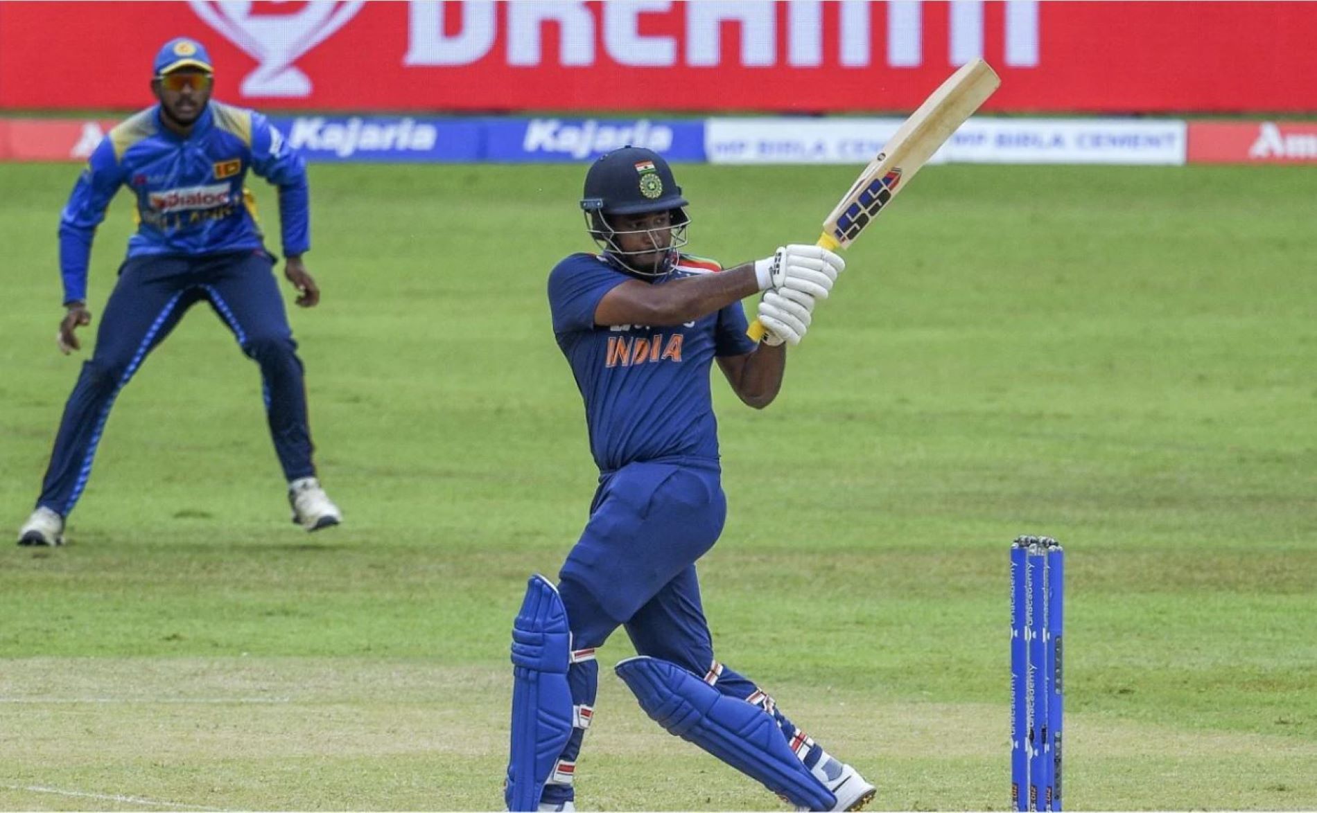 Samson played his maiden ODI innings for India at No.3.