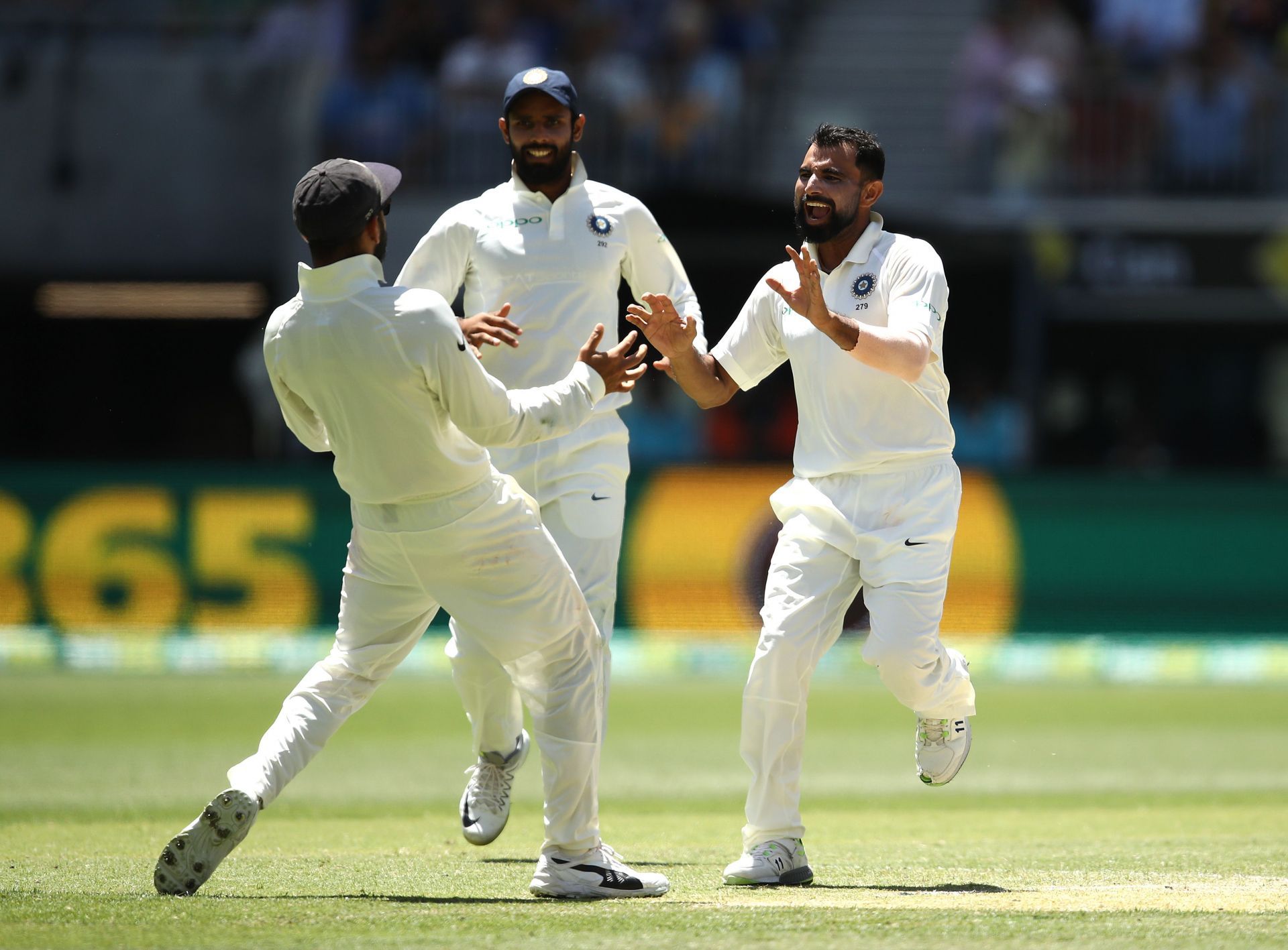 Mohammed Shami was sensational on a fast Perth pitch