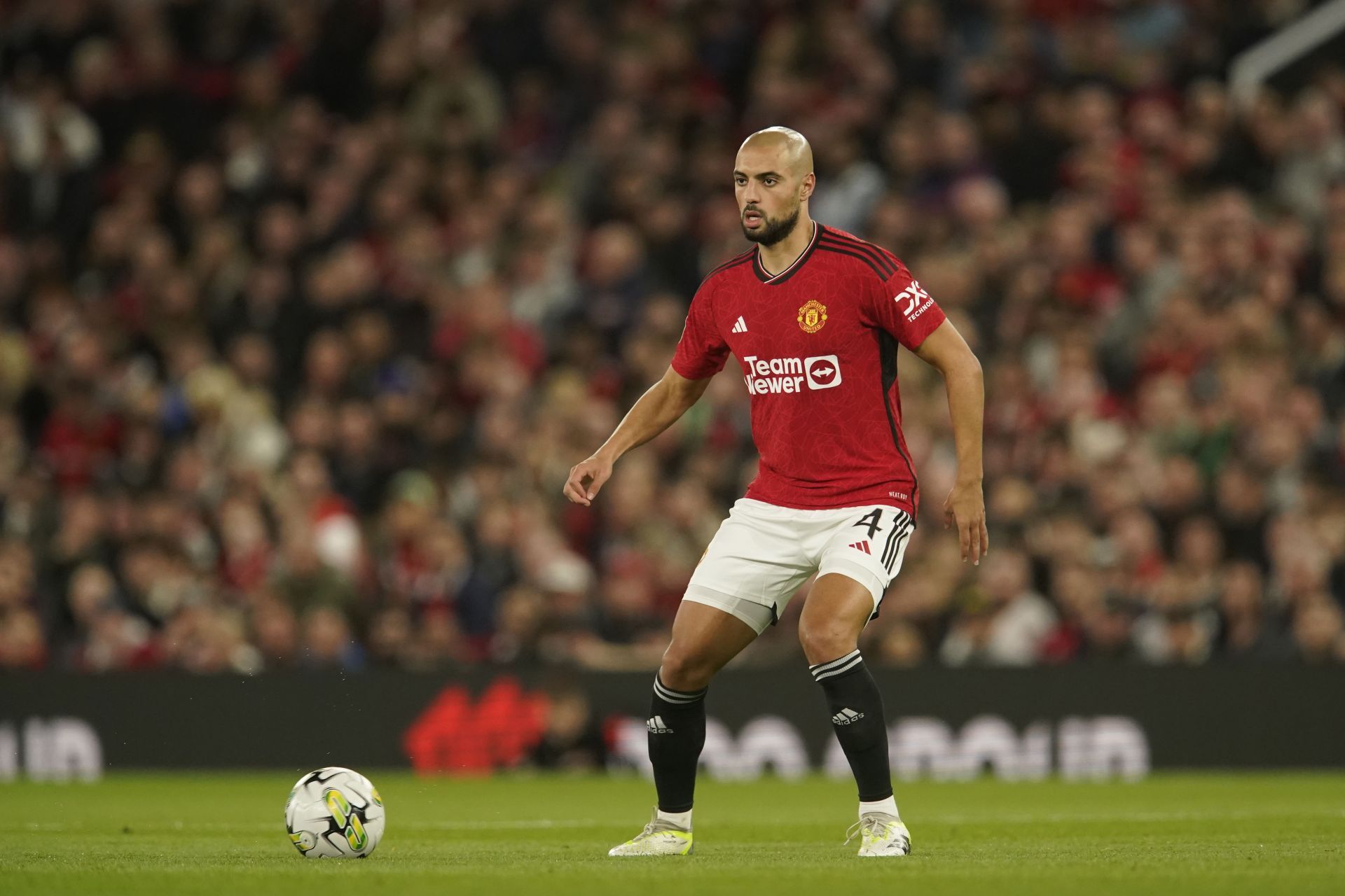 Sofyan Amrabat was one of several new faces in the Manchester United side.