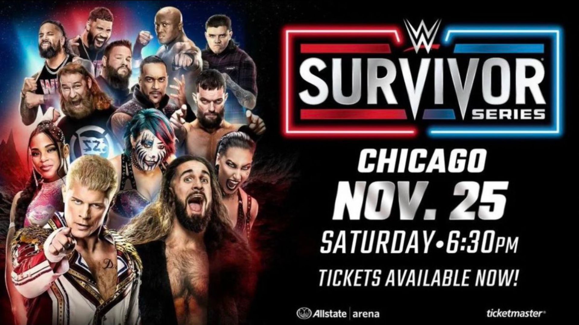 Survivor Series poster. Image Credits: wwe.com 