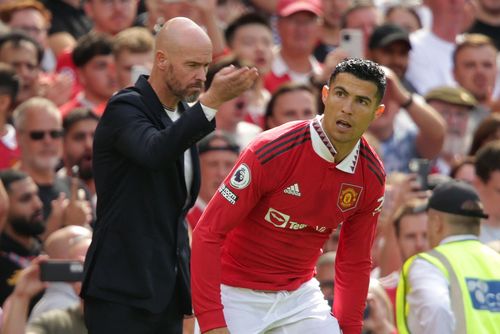 Erik ten Hag showed Cristiano Ronaldo the door.