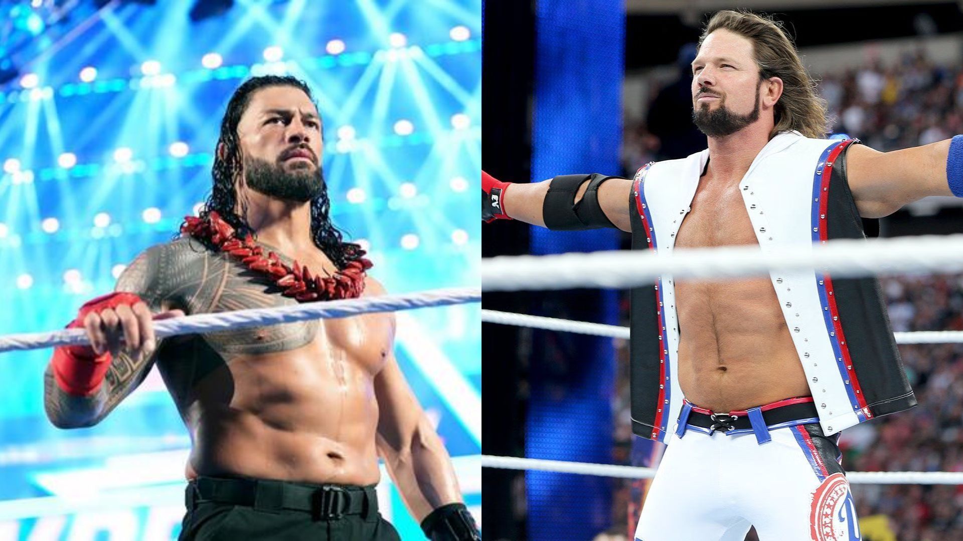 roman reigns vs aj styles