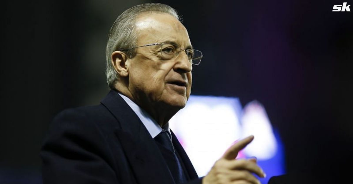 Real Madrid president Florentino Perez